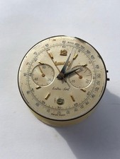 Eberhard Chronograph Extra-Fort 14000 Original Dial For Parts Watch Vintage