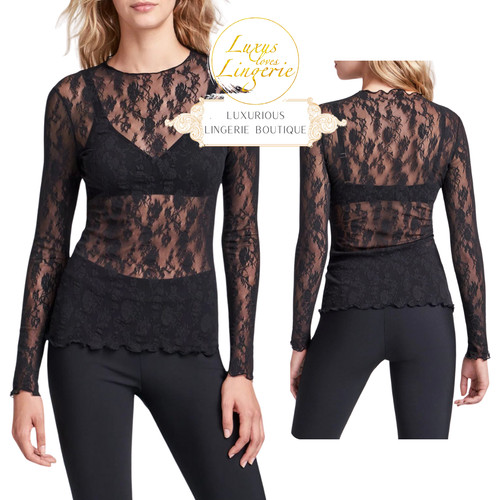Top pizzo floreale - pizzo, a