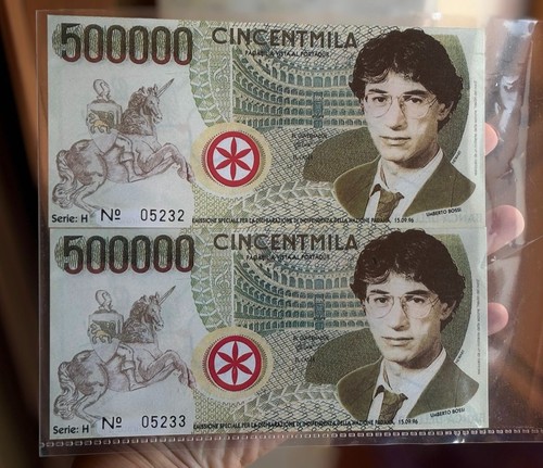 Bossi 500000 lire - lire, banco