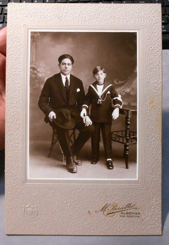 Antica foto cartonata - antica,