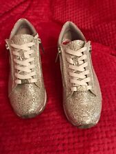 Fornarina Sneakers N.38 Argento Affare Donna Sportive Come Nuove 