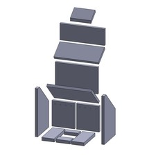 Rivestimento camera di