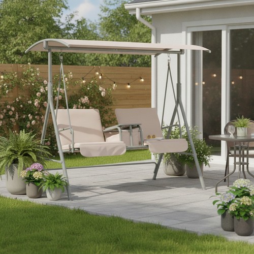 Sedia dondolo giardino - a,
