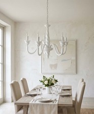 Shabby Chic 5 Light White