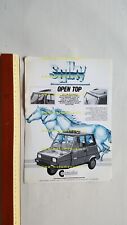 Casalini Sulky microauto Open Top tetto apribile accessorio depliant originale