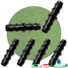 MANICOTTO GIUNTO RACCORDO PORTAGOMMA PER TUBO IRRIGAZIONE e ALA GOCCIOLANTE