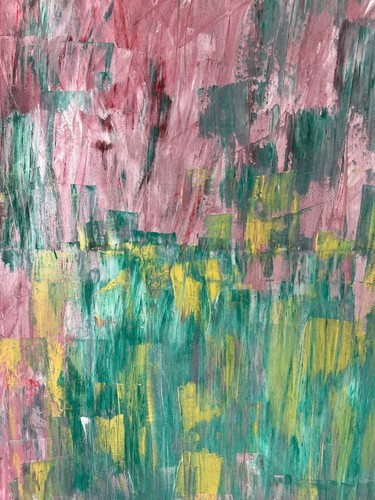 Quadro moderno olio tela - moderno,
