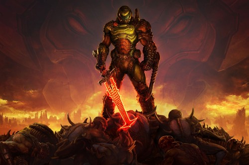 Doom poster eterno - eterno, arte