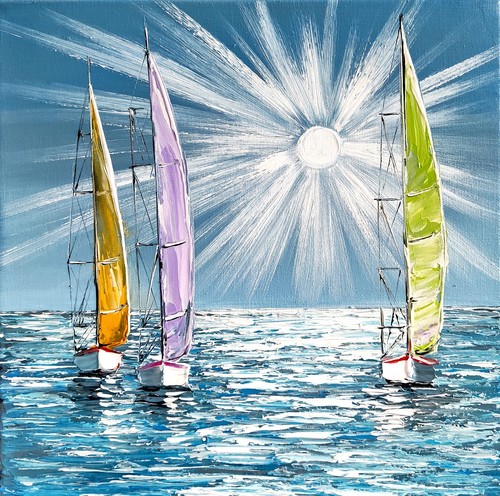 Quadro olio autodipinto - , 30x30