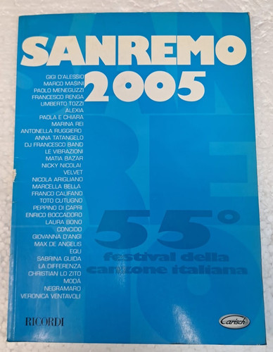 Sanremo 2005 festival - 2005, 55°