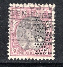 FRANCOBOLLI OLANDA PERFIN