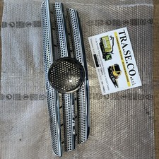 Griglia calandra mascherina cofano abs nera con bordi cromo per  MERCEDES ML 163