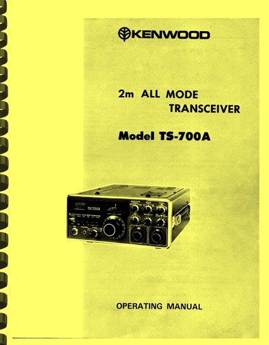 Kenwood 700a - kenwood, ts-700a