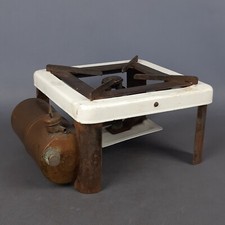 Antico Fornello A Petrolio Vampas metallo Con Serbatoio Ottone Esposizione 1930