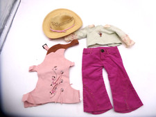 American Girl Nicki Fleming 2007 Girl Of The Year Ranch Outfit Chaps Top Pants H