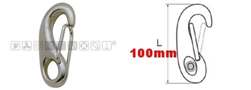 Moschettone inox aisi 316 - moschettone,