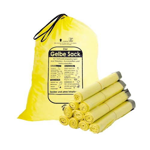 Rotoli sacco giallo - 10,