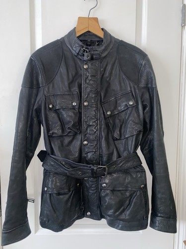 Giacca moto belstaff pelle - moto,