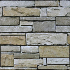 3D Fake Stone Wall Panels