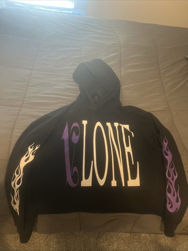 Felpa con cappuccio vlone - felpa, x
