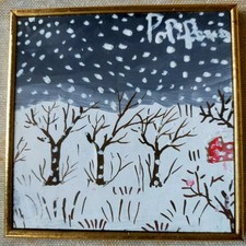 Quadro naif - cm 10x10 -