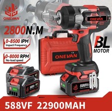 Avvitatore Ad Impulsi A Batteria Onevan 2800 N.M Senza Spazzole