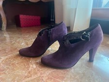 scarpe viola con il tacco