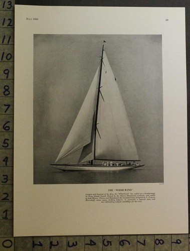 1930 whirlwind yacht - 1930,