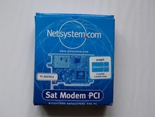 SCHEDA SAT MODEM PCI NETSYSTEM PER PC TV SATELLITARE DIGITALE