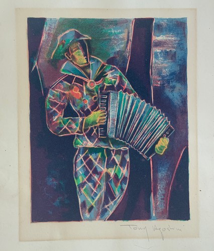 Tony agostini litografia - tony,
