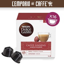 96 Capsule Caffe Nescafe Dolce Gusto Caffè al Ginseng Korean Ginseng Originale