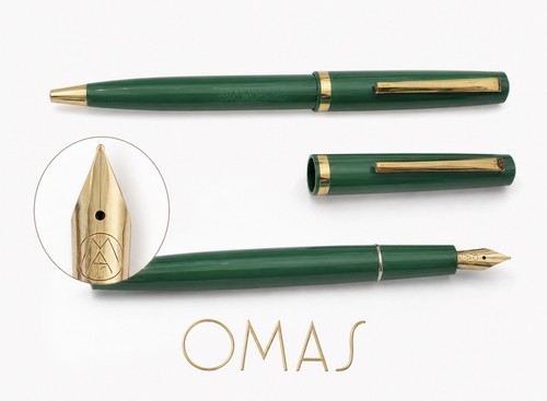 Omas studio fountain pen 14k - c,