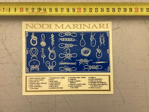 Adesivo nodi marinari - nodi,