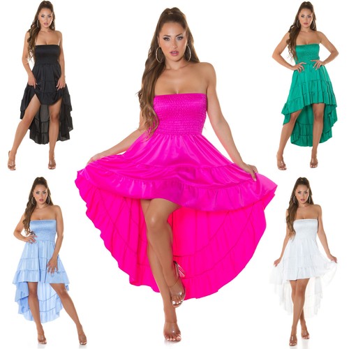 Women dress satin bandeau - satin,