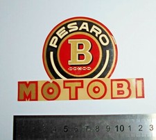 ADESIVO STICKER VINTAGE AUTOCOLLANT AUFKLEBER MOTO TUNING MOTOBI ANNI '70