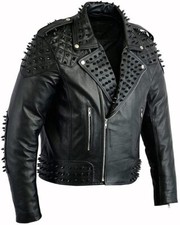 Giacca Moto Uomo Vera Pelle di