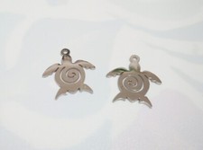 2pz ciondoli tartarughe in