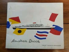  Andrea Doria- ITALIA Società Di Navigazione . BROCHURE  ColoriOriginale  Anni50