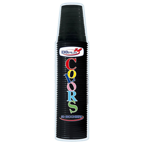 Bicchieri neri 200ml - 200ml, in