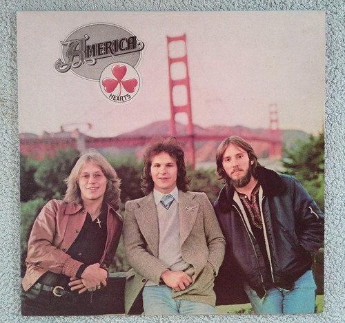 America hearts vinyl album - america,