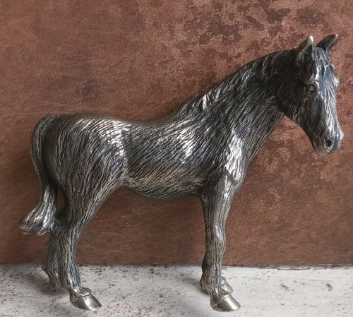 Vintage metallic figure - metallic,