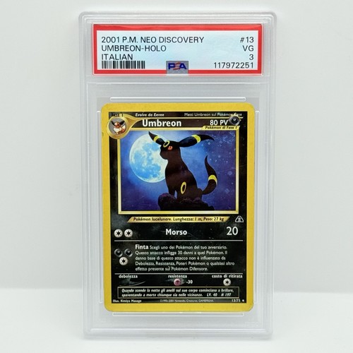 Carta pokémon umbreon holo - carta,