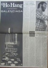 HO HANG BALENCIAGA profumo/SAUDIA Airlines- pubblicità-advertising-anno 1973- N3