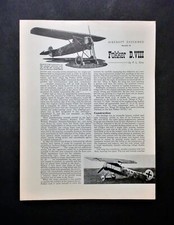 Modellismo - Aereo disegno - Fokker D. VIII - Aircarft described No. 81