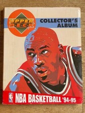 Album figurine Upper Deck NBA BASKETBALL 94 95 COMPLETE sticker card Basket 1994