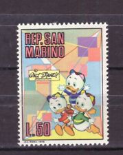 Francobolli San Marino 1970 Walt Disney 50 Lire Qui Quo Qua MNH** SAS821