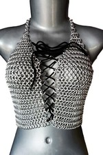 Top in maglia di catena, top