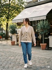 Cardigan Zara beige taglia M L