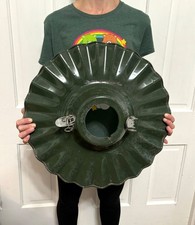 Antique Scalloped Vtg Waffle