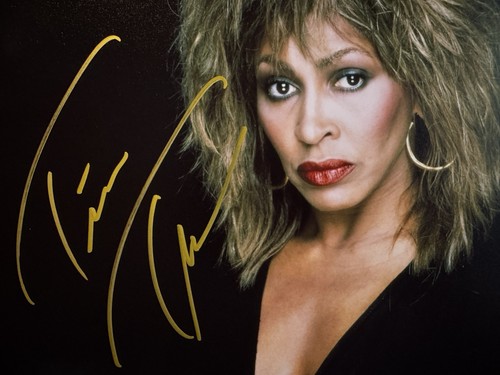 Tina turner autographed - tina, photo